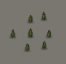Pine Green Trees