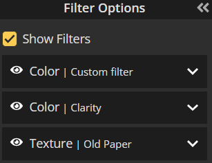 Enable filters